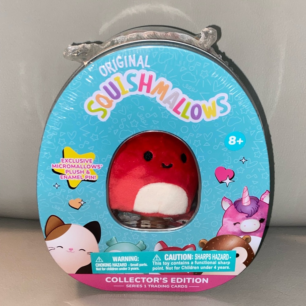 Squishmallows Carlos The Crab Trading Card Collector’s Tin